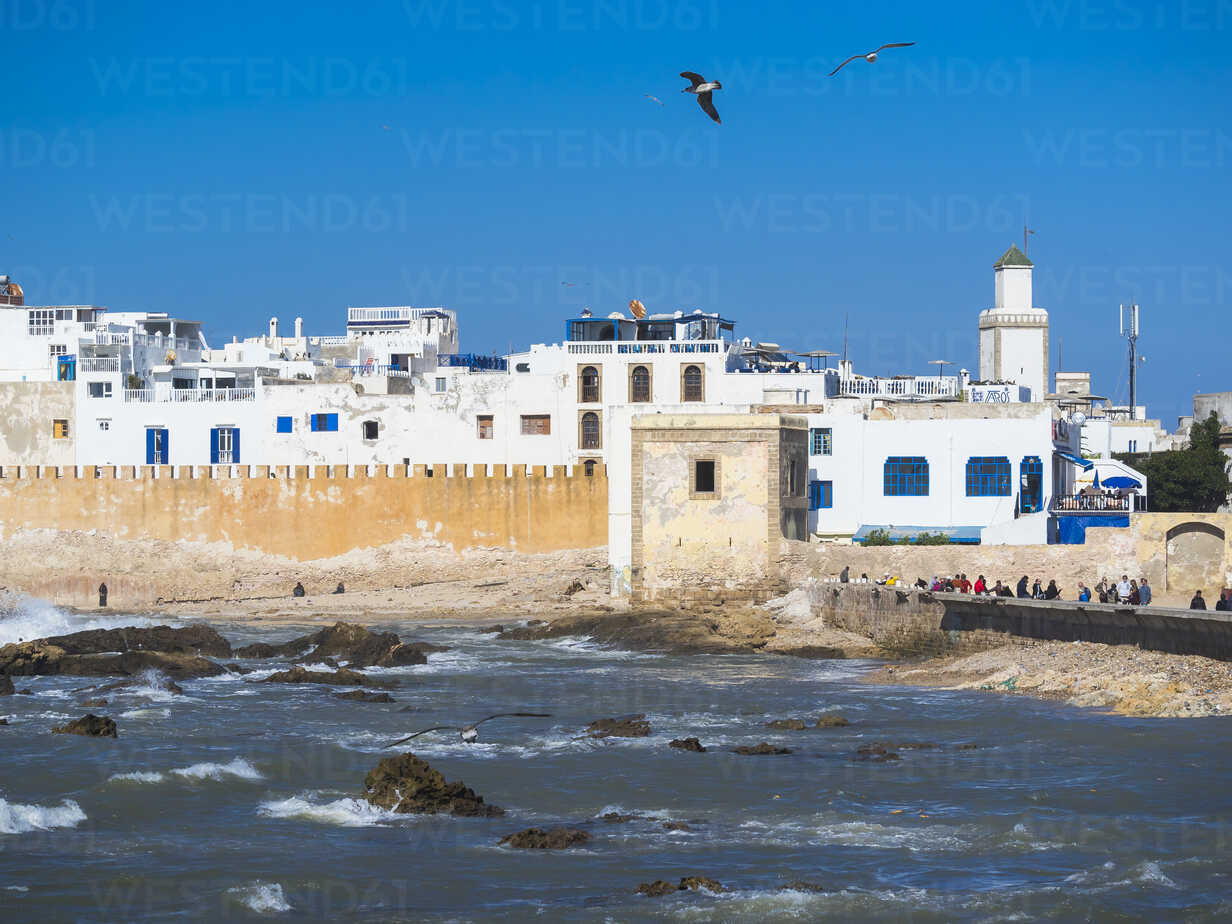 Morocco Essaouira Sqala De La Kasbah Sea Wall Of Old Town Amf Martin Moxter Westend61