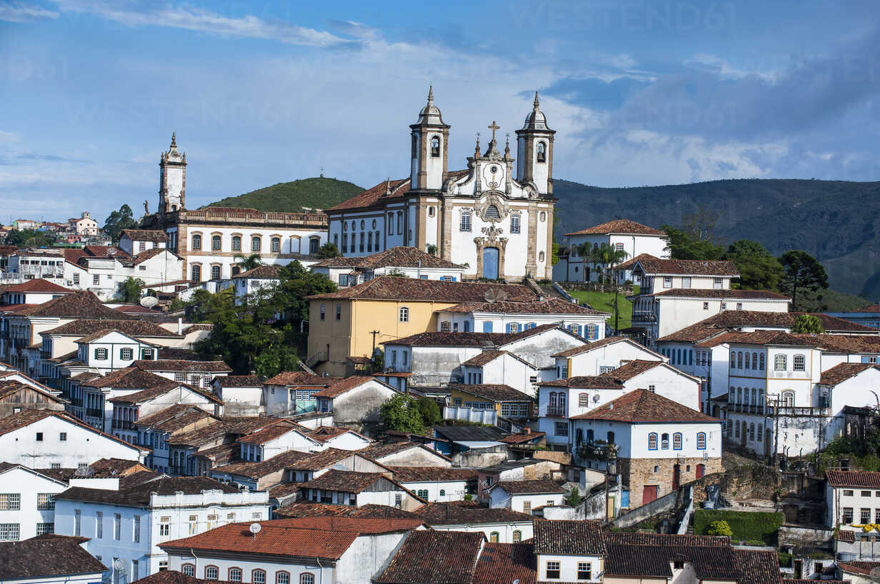 View Of The Colonial Town Of Ouro Preto Minas Gerais Brazil Runf02341 Michael Runkel Westend61