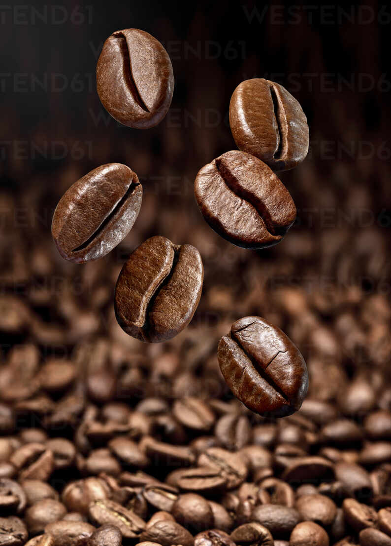 Close Up Of Freshly Roasted Coffee Beans Stockphoto