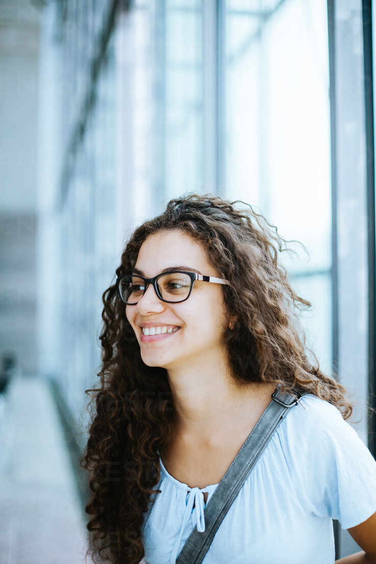 Close Up Of Beautiful Smiling Woman Against Window Eyf Kay Fochtmann Eyeem Westend61